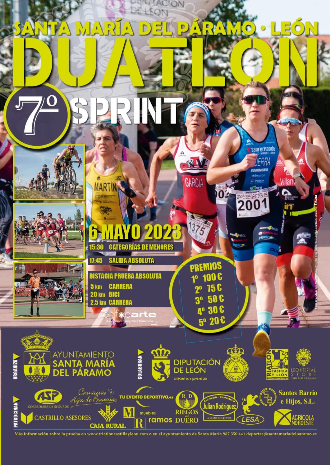 DUATLON SPRINT Y DE MENORES STA. MARIA DEL PARAMO