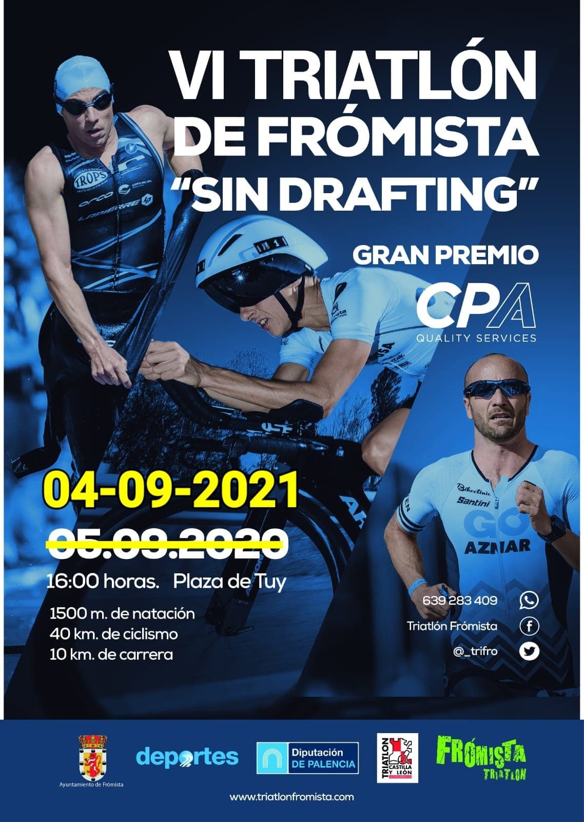 TRIATLON OLIMPICO SIN DRAFTIN DE FROMISTA 2021