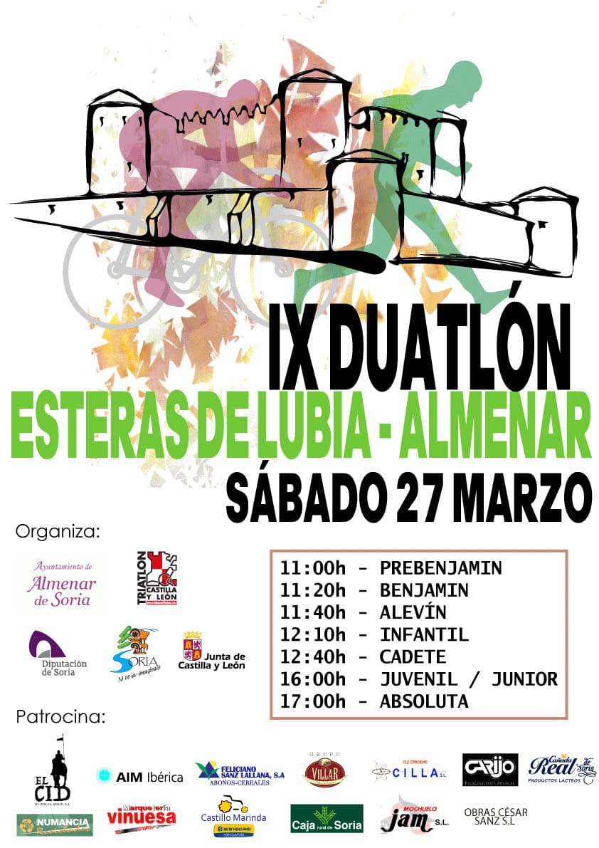 DUATLON CROSS DE ALMENAR-ESTERAS DE LUBIA