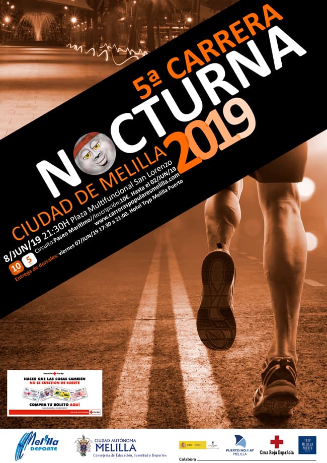V CARRERA NOCTURNA CIUDAD DE MELILLA
