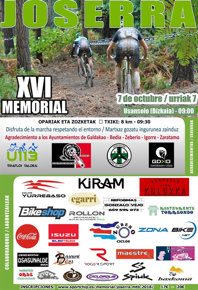 Memorial Joserra MTB 2018