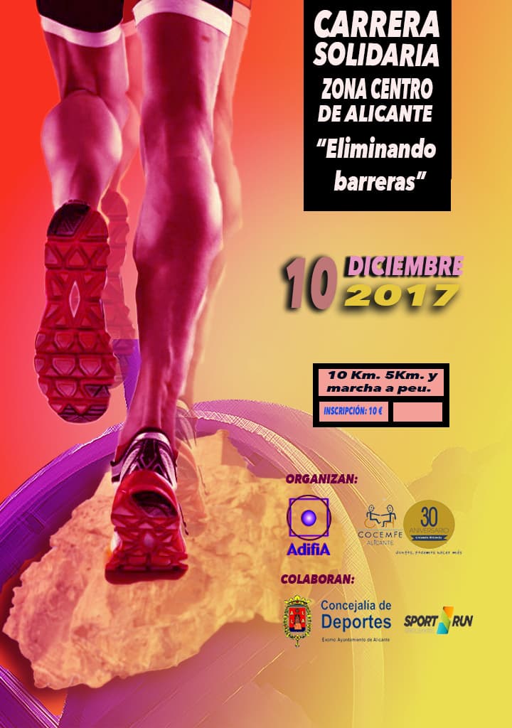 Carrera de 5 y 10 km «Eliminando Barreras» Alicante