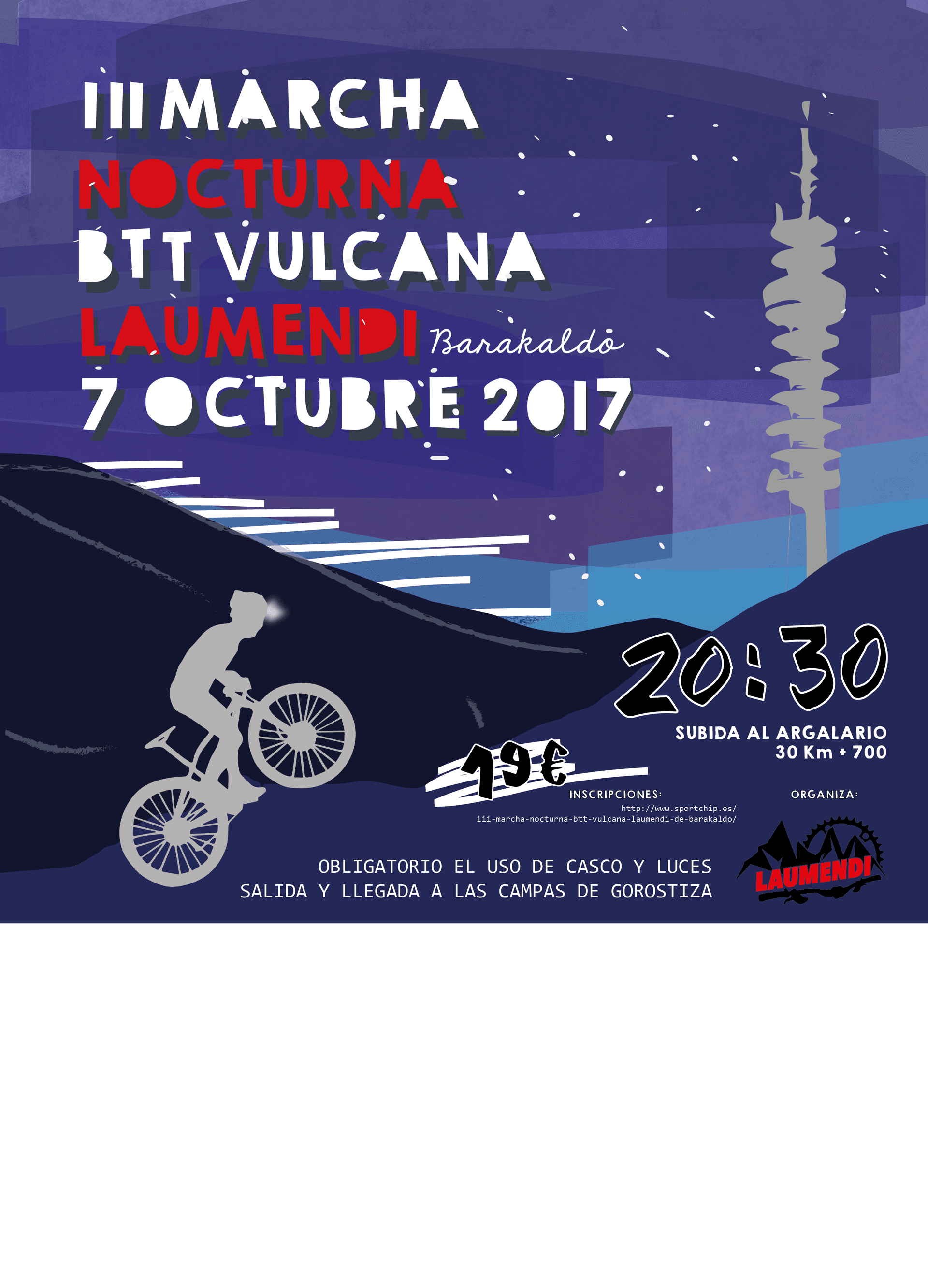 III Marcha Nocturna BTT Vulcana Laumendi de Barakaldo