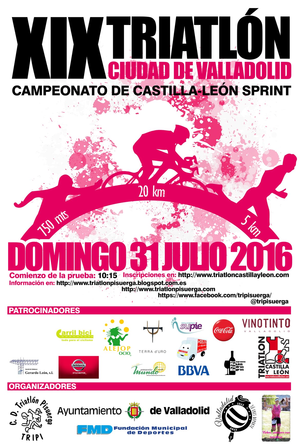 XIX TRIATLON DE VALLADOLID (CPTO. DE CYL DE TRIATLON SPRINT)