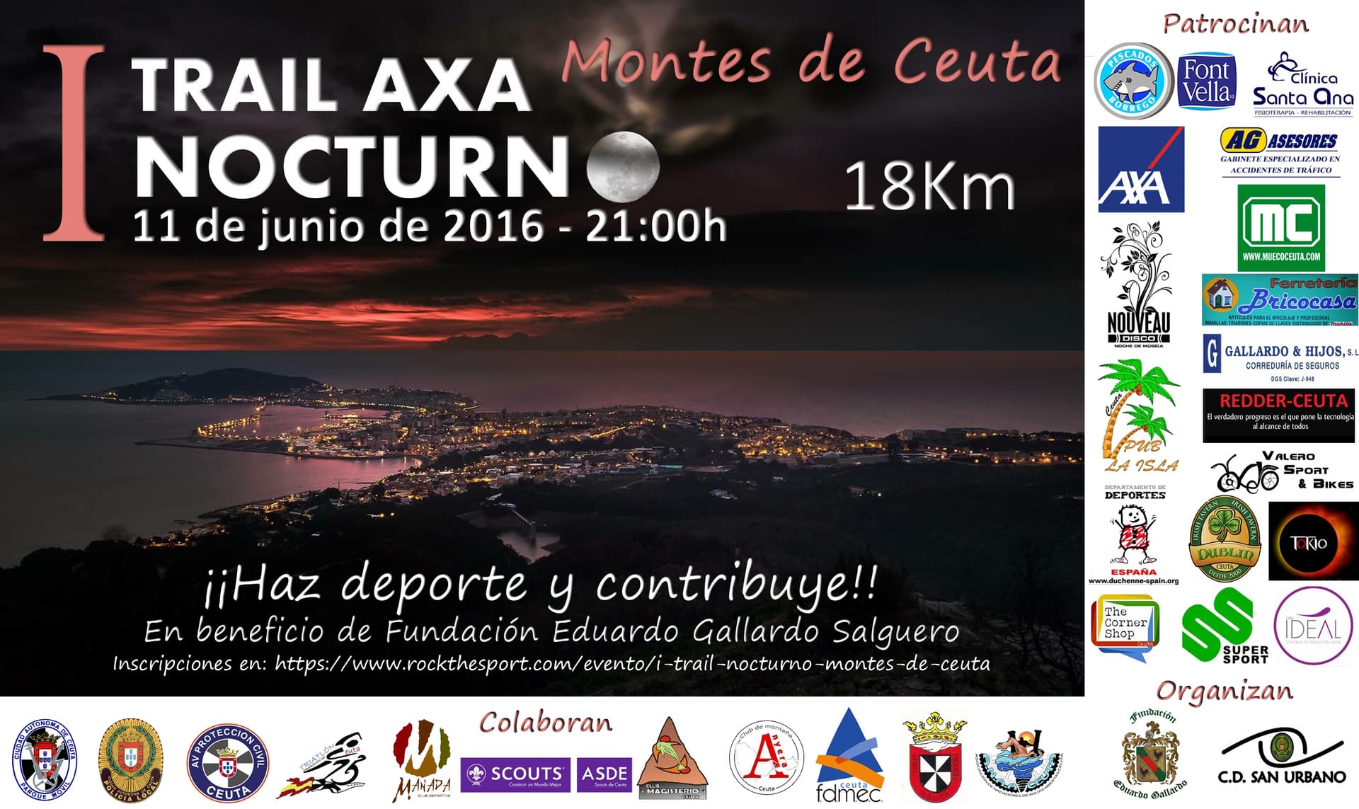I TRAIL NOCTURNO MONTES DE CEUTA