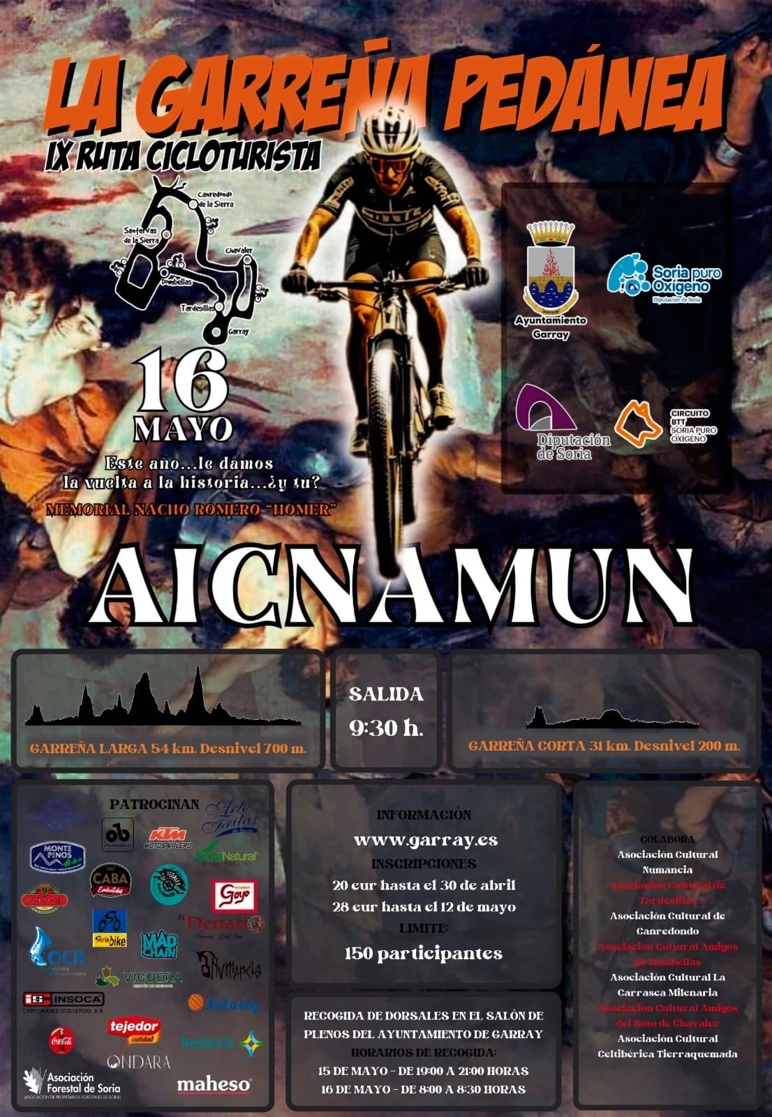 LA GARREÑA PEDANEA. IX RUTA CICLOTURISTA