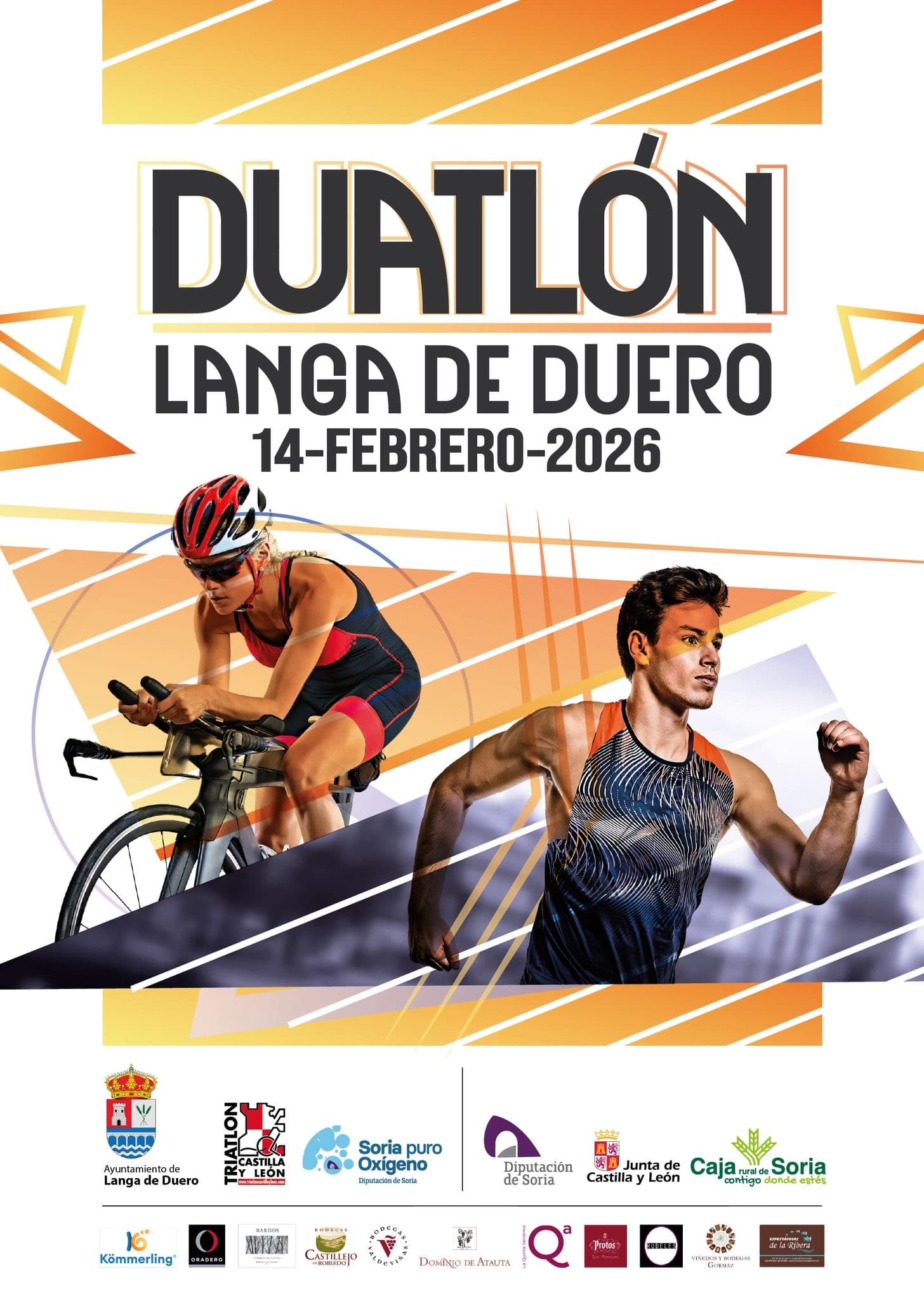 III DUATLON SPRINT Y DUATLON DE MENORES DE LANGA DE DUERO . SORIA . CPTO. CYL DE DUATLON SPRINT